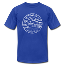 New Hampshire T-Shirt - State Design Unisex New Hampshire T Shirt - royal blue
