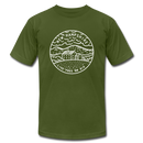 New Hampshire T-Shirt - State Design Unisex New Hampshire T Shirt - olive