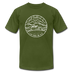 New Hampshire T-Shirt - State Design Unisex New Hampshire T Shirt - olive