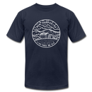 New Hampshire T-Shirt - State Design Unisex New Hampshire T Shirt - navy
