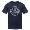 New Hampshire T-Shirt - State Design Unisex New Hampshire T Shirt - navy
