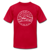 New Hampshire T-Shirt - State Design Unisex New Hampshire T Shirt - red