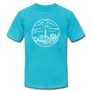 New York T-Shirt - State Design Unisex New York T Shirt - turquoise
