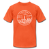 New York T-Shirt - State Design Unisex New York T Shirt - orange