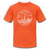 New York T-Shirt - State Design Unisex New York T Shirt - orange