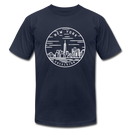 New York T-Shirt - State Design Unisex New York T Shirt - navy