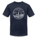 New York T-Shirt - State Design Unisex New York T Shirt - navy