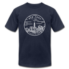 New York T-Shirt - State Design Unisex New York T Shirt - navy