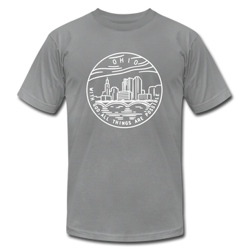 Ohio T-Shirt - State Design Unisex Ohio T Shirt - slate