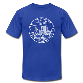 Ohio T-Shirt - State Design Unisex Ohio T Shirt - royal blue