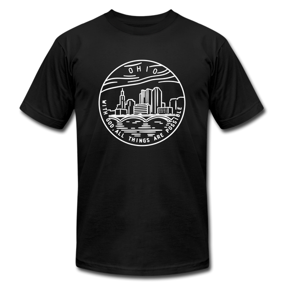 Ohio T-Shirt - State Design Unisex Ohio T Shirt - black