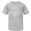 North Dakota T-Shirt - State Design Unisex North Dakota T Shirt - heather gray
