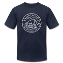 North Dakota T-Shirt - State Design Unisex North Dakota T Shirt - navy