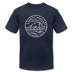 North Dakota T-Shirt - State Design Unisex North Dakota T Shirt - navy