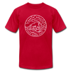 North Dakota T-Shirt - State Design Unisex North Dakota T Shirt - red