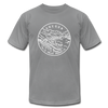 Oregon T-Shirt - State Design Unisex Oregon T Shirt - slate