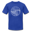 Oregon T-Shirt - State Design Unisex Oregon T Shirt - royal blue