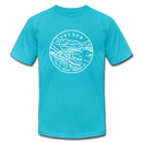 Oregon T-Shirt - State Design Unisex Oregon T Shirt - turquoise