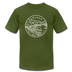 Oregon T-Shirt - State Design Unisex Oregon T Shirt - olive