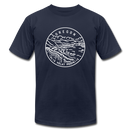 Oregon T-Shirt - State Design Unisex Oregon T Shirt - navy