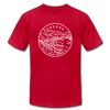 Oregon T-Shirt - State Design Unisex Oregon T Shirt - red