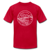 Oregon T-Shirt - State Design Unisex Oregon T Shirt - red