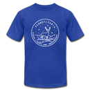 Pennsylvania T-Shirt - State Design Unisex Pennsylvania T Shirt - royal blue