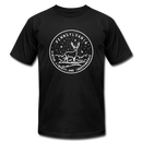 Pennsylvania T-Shirt - State Design Unisex Pennsylvania T Shirt - black