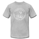 Pennsylvania T-Shirt - State Design Unisex Pennsylvania T Shirt - heather gray