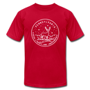 Pennsylvania T-Shirt - State Design Unisex Pennsylvania T Shirt - red
