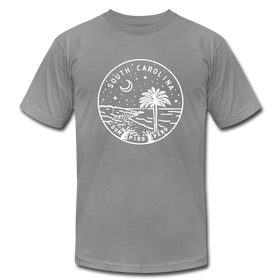 South Carolina T-Shirt - State Design Unisex South Carolina T Shirt - slate