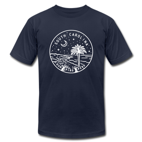 South Carolina T-Shirt - State Design Unisex South Carolina T Shirt - navy