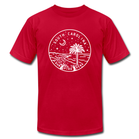 South Carolina T-Shirt - State Design Unisex South Carolina T Shirt - red