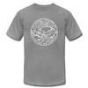 Tennessee T-Shirt - State Design Unisex Tennessee T Shirt - slate
