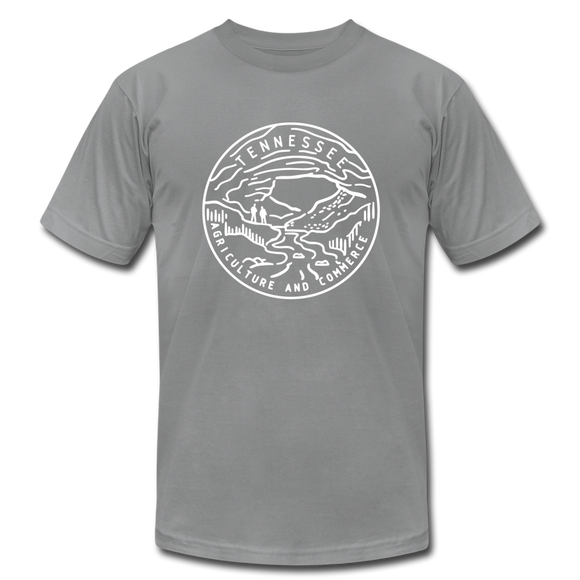 Tennessee T-Shirt - State Design Unisex Tennessee T Shirt - slate