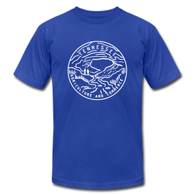 Tennessee T-Shirt - State Design Unisex Tennessee T Shirt - royal blue