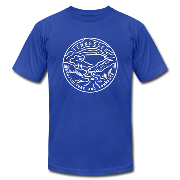 Tennessee T-Shirt - State Design Unisex Tennessee T Shirt - royal blue