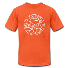 Tennessee T-Shirt - State Design Unisex Tennessee T Shirt - orange