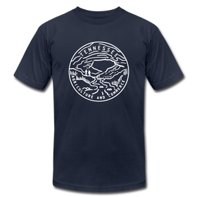 Tennessee T-Shirt - State Design Unisex Tennessee T Shirt - navy