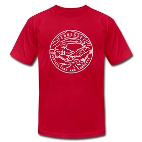Tennessee T-Shirt - State Design Unisex Tennessee T Shirt - red
