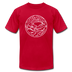 Tennessee T-Shirt - State Design Unisex Tennessee T Shirt - red