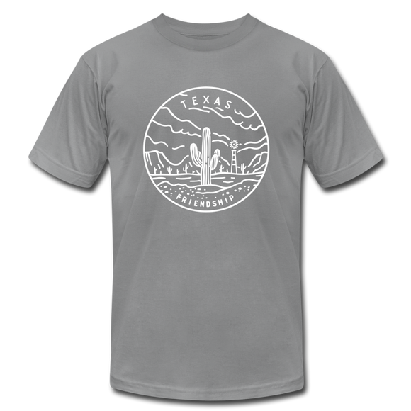 Texas T-Shirt - State Design Unisex Texas T Shirt - slate