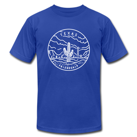 Texas T-Shirt - State Design Unisex Texas T Shirt - royal blue