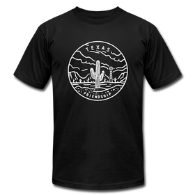 Texas T-Shirt - State Design Unisex Texas T Shirt - black