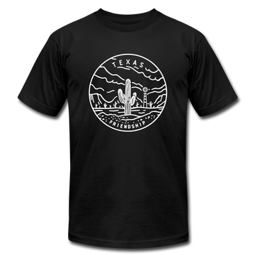 Texas T-Shirt - State Design Unisex Texas T Shirt - black