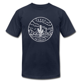 Texas T-Shirt - State Design Unisex Texas T Shirt - navy