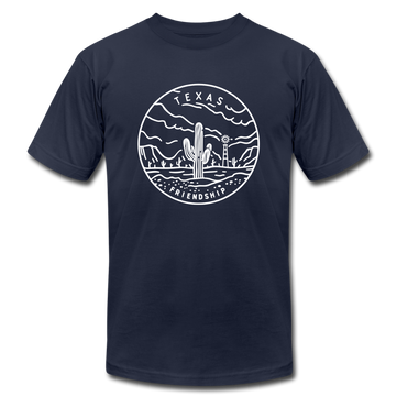 Texas T-Shirt - State Design Unisex Texas T Shirt - navy