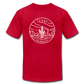 Texas T-Shirt - State Design Unisex Texas T Shirt - red