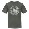 Rhode Island T-Shirt - State Design Unisex Rhode Island T Shirt - asphalt
