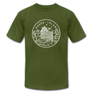 Rhode Island T-Shirt - State Design Unisex Rhode Island T Shirt - olive